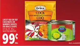 Metro LUCKY KOI OR Y & Y CHESTNUTS OR BAMBOO SHOOTS OR GRACE SOUPS offer