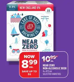 Metro NEAR ZERO NON-ALCOHOLIC BEER offer