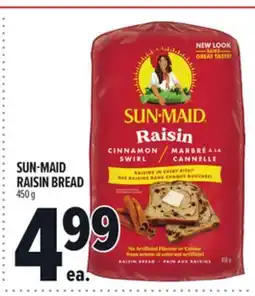 Metro SUN-MAID RAISIN BREAD offer