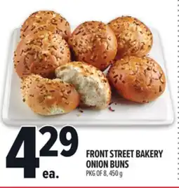 Metro FRONT STREET BAKERY ONION BUNS offer