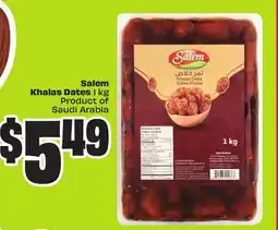 FreshCo Salem Khalas Dates 1 kg Product of Saudi Arabia offer