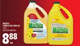 Metro MAZOLA CANOLA OR CORN OIL offer