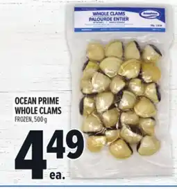 Metro OCEAN PRIME WHOLE CLAMS offer