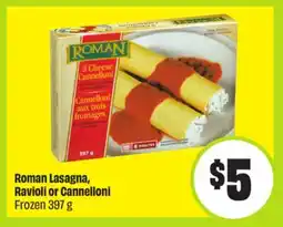 FreshCo Roman Lasagna Ravioli or Cannelloni Frozen offer