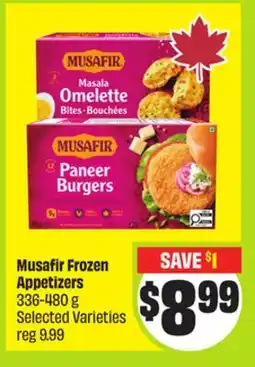 FreshCo Musafir Frozen Appetizers 336-480 g Selected Varieties offer