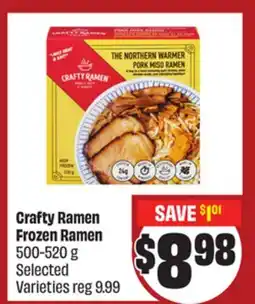 FreshCo Crafty Ramen Frozen Ramen 500-520 g Selected Varieties - LNY offer