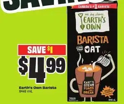 FreshCo Earth's Own Barista offer