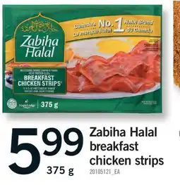 Fortinos ZABIHA HALAL BREAKFAST CHICKEN STRIPS offer