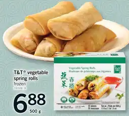 Fortinos T&T VEGETABLE SPRING ROLLS offer