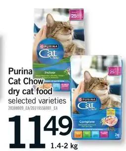 Fortinos PURINA CAT CHOW DRY CAT FOOD offer