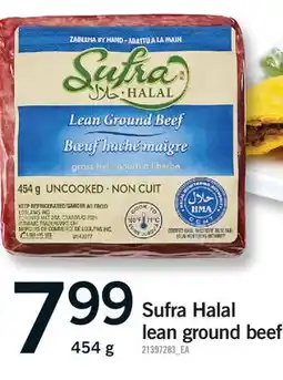 Fortinos SUFRA HALAL LEAN GROUND BEEF offer