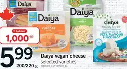 Fortinos DAIYA VEGAN CHEESE, 200/220 g offer