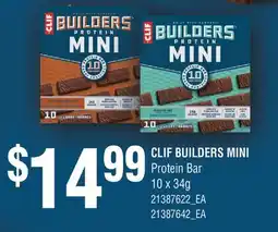 Fortinos CLIF BUILDERS MINI PROTEIN BAR offer