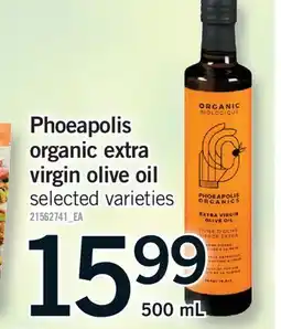 Fortinos PHOEAPOLIS ORGANIC EXTRA VIRGIN OLIVE OIL offer