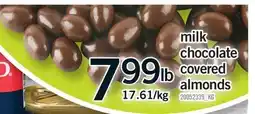 Fortinos MILK CHOCOLATE COVERED ALMONDS offer