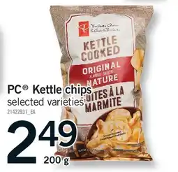 Fortinos PC KETTLE CHIPS offer