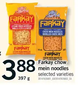 Fortinos FARKAY CHOW MEIN NOODLES offer