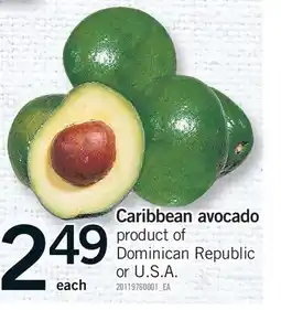 Fortinos CARIBBEAN AVOCADO offer