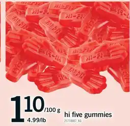 Fortinos HI FIVE GUMMIES offer
