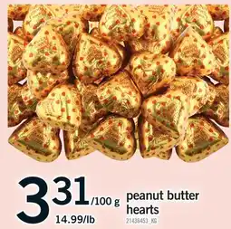 Fortinos PEANUT BUTTER HEARTS offer