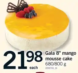 Fortinos GALA 8 MANGO MOUSSE CAKE, 680/800 g offer
