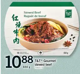 Fortinos T&T GOURMET STEWED BEEF offer