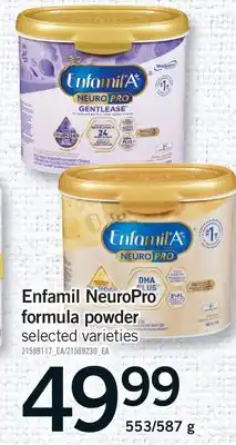 Fortinos ENFAMIL NEUROPRO FORMULA POWDER, 553/587 g offer