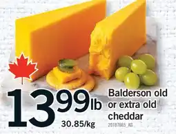 Fortinos BALDERSON OLD OR EXTRA OLD CHEDDAR offer