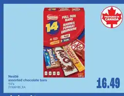 Wholesale Club ASSORTED CHOCOLATE BARS, 14's offer