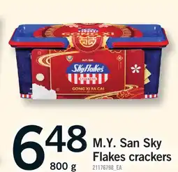 Fortinos M.Y. SAN SKY FLAKES CRACKERS offer