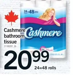 Fortinos CASHMERE BATHROOM TISSUE, 24=48 rolls offer
