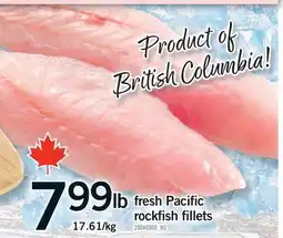 Fortinos FRESH PACIFIC ROCKFISH FILLETS offer