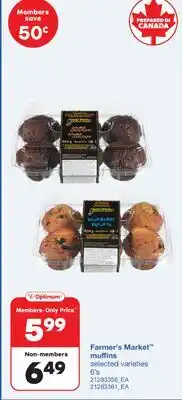 Wholesale Club MUFFINS, 6's offer