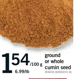 Fortinos GROUND OR WHOLE CUMIN SEED offer