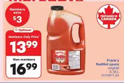 Wholesale Club REDHOT SAUCE offer