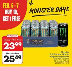 Wholesale Club ENERGY DRINKS, 12 x offer