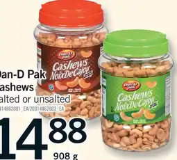 Fortinos DAN-D PAK CASHEWS offer