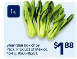 Walmart Shanghai bok choy offer