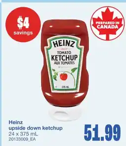 Wholesale Club UPSIDE DOWN KETCHUP offer