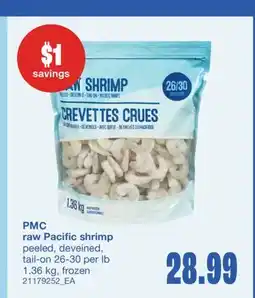 Wholesale Club RAW PACIFIC SHRIMP offer