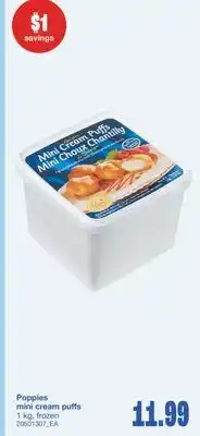 Wholesale Club MINI CREAM PUFFS offer