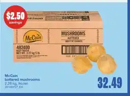 Wholesale Club BATTERED MUSHROOMS offer
