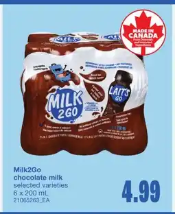 Wholesale Club CHOCOLATE MILK offer