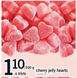 Fortinos CHERRY JELLY HEARTS offer