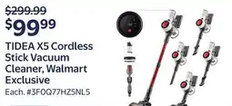 Walmart TIDEA X5 Cordless Stick Vacuum Cleaner offer