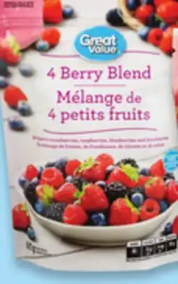 Walmart Great Value frozen fruit offer