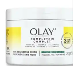 Walmart Olay Complete+ moisturizing cream 241 g offer