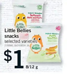 Fortinos LITTLE BELLIES SNACKS , 8/12g offer