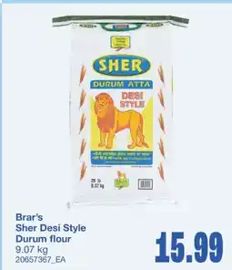 Wholesale Club BRAR'S SHER DESI STYLE DURUM FLOUR offer