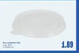 Wholesale Club HOT CONTAINER LIDS, 4 OZ, 50'S offer